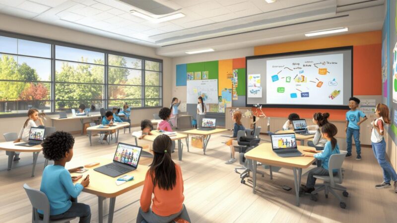 Donnees pedagogiques et technologie en classe : vers un enseignement personnalise