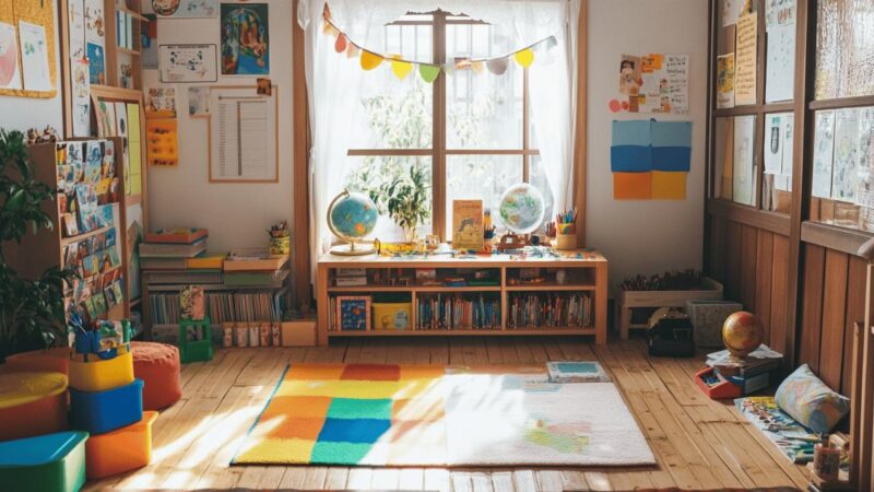 Ecole maternelle a la maison : explorez les formes geometriques avec des objets du quotidien